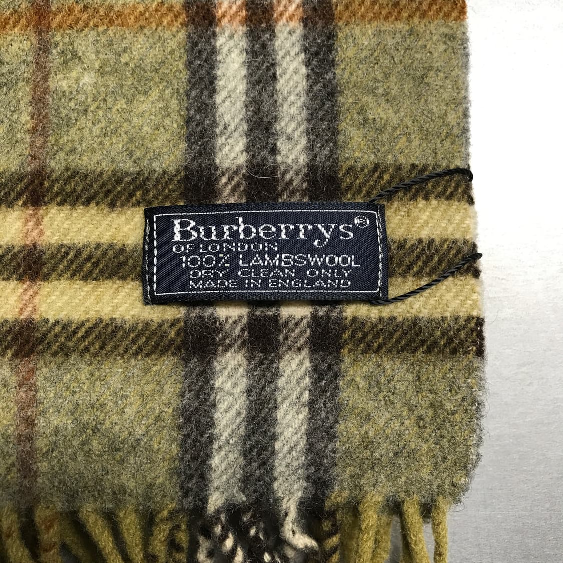버버리 정품 램스울 머플러 카키  상품이미지4