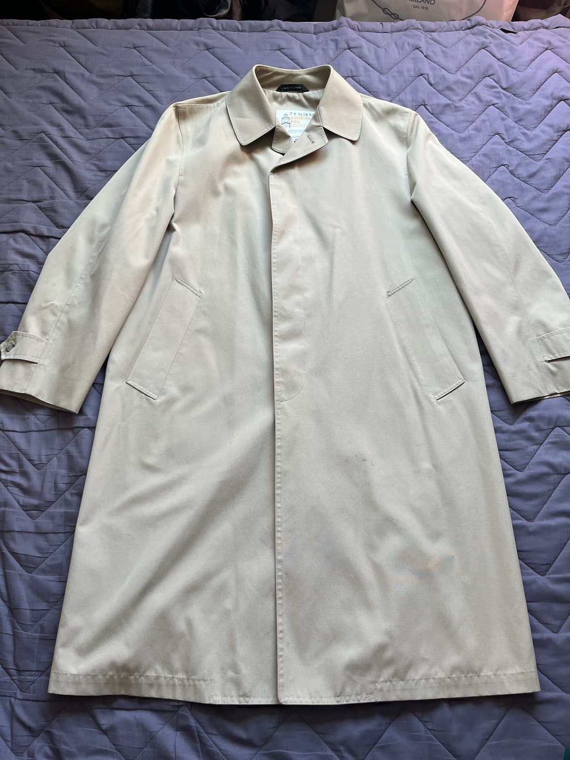 런던포그 트렌치 코트 발마칸 맥 코트 상품이미지3