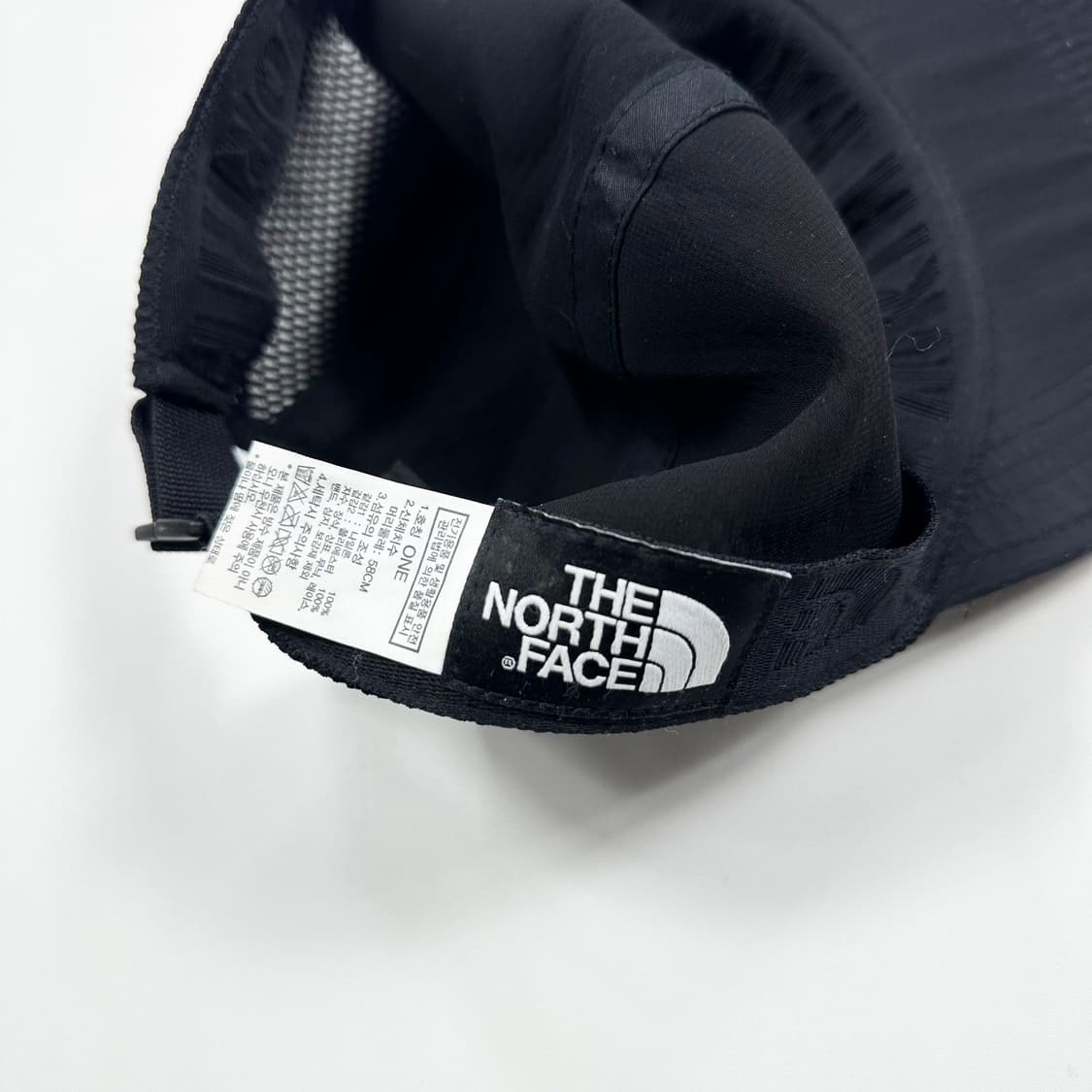 노스페이스 블랙 나일론 볼캡 모자 상품이미지5