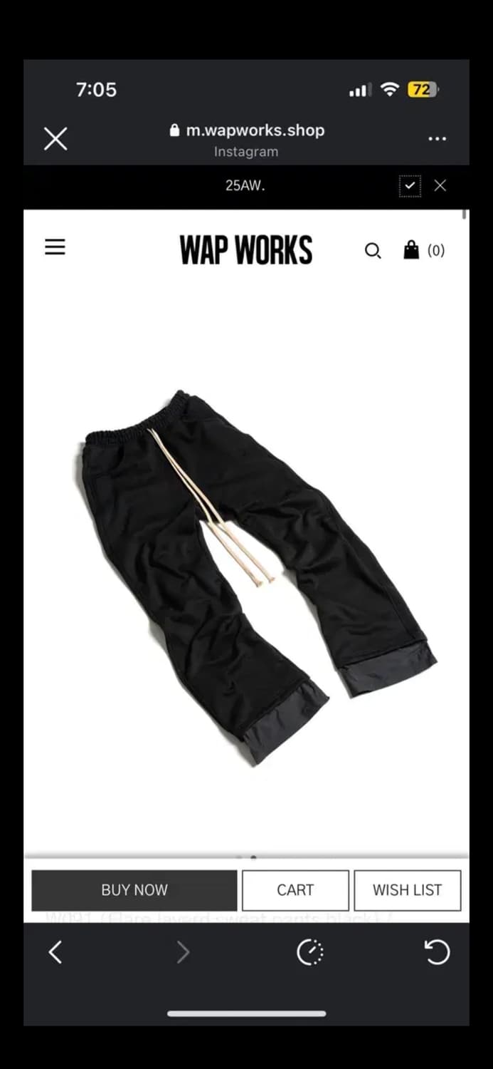 Wapwork flayer sweatpants 091 상품이미지1