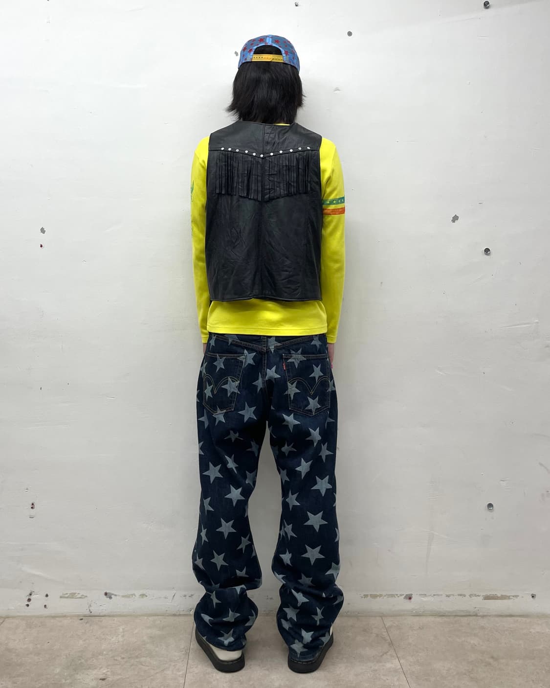 Western Fringe Stud Leather Vest  상품이미지6