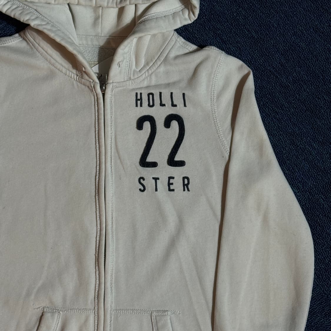 홀리스터 후드집업 아이보리 상품이미지2