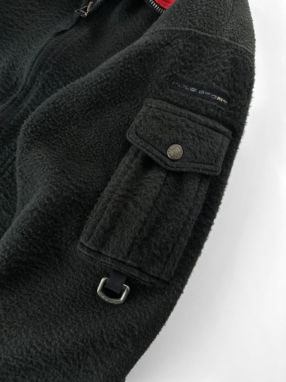 90s 빈티지 폴로 스포츠 밀리터리 디테일 플리스 자켓 상품이미지7