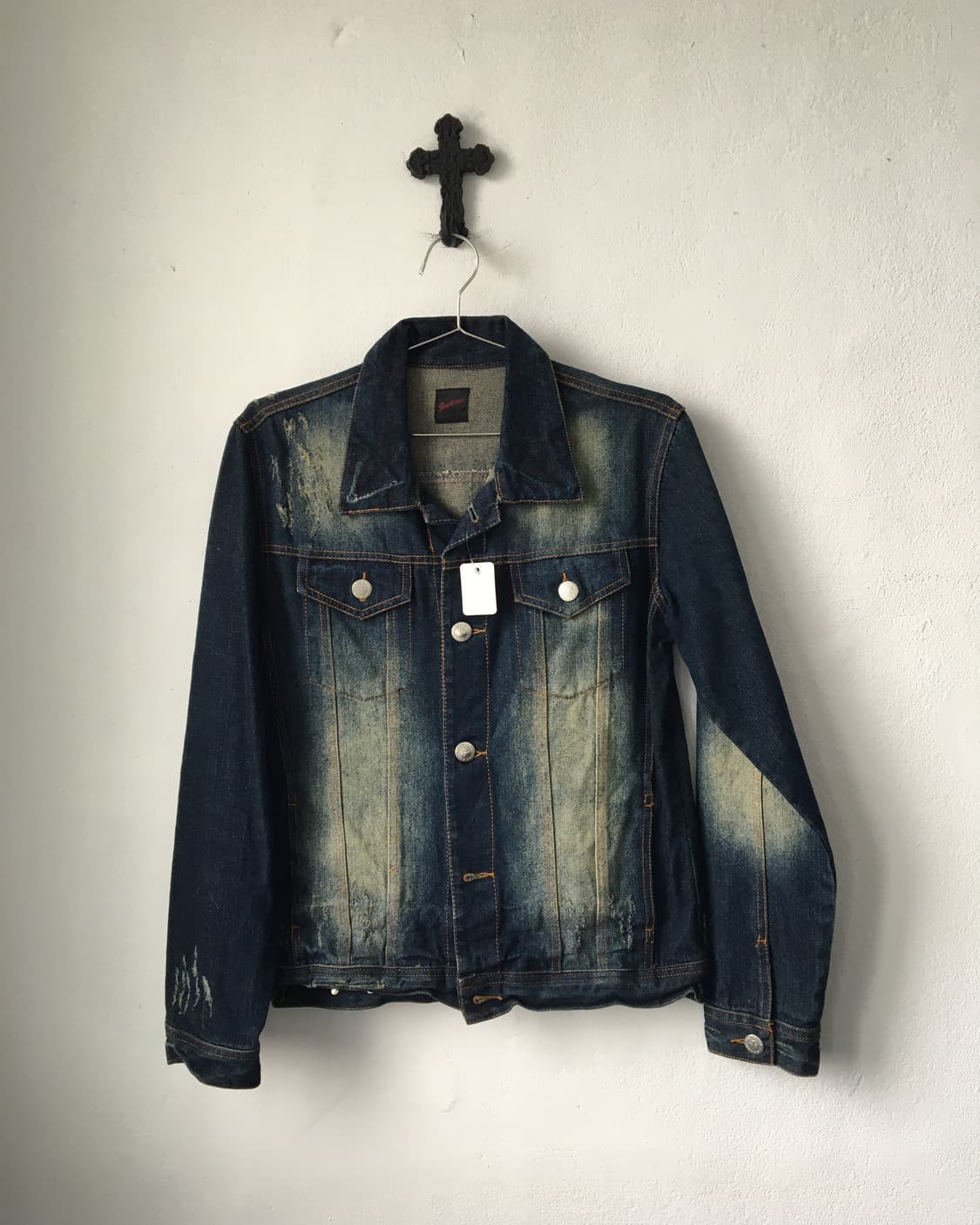 Jack rose damage washing denim jacket 상품이미지2