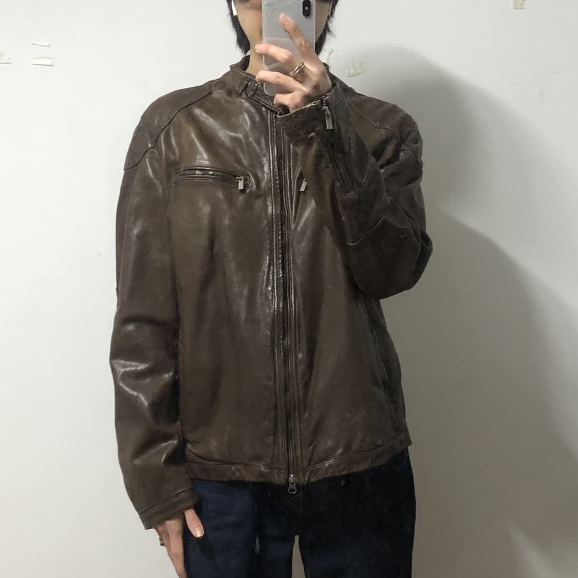 마시모두티 램스킨 라이더 자켓  상품이미지3