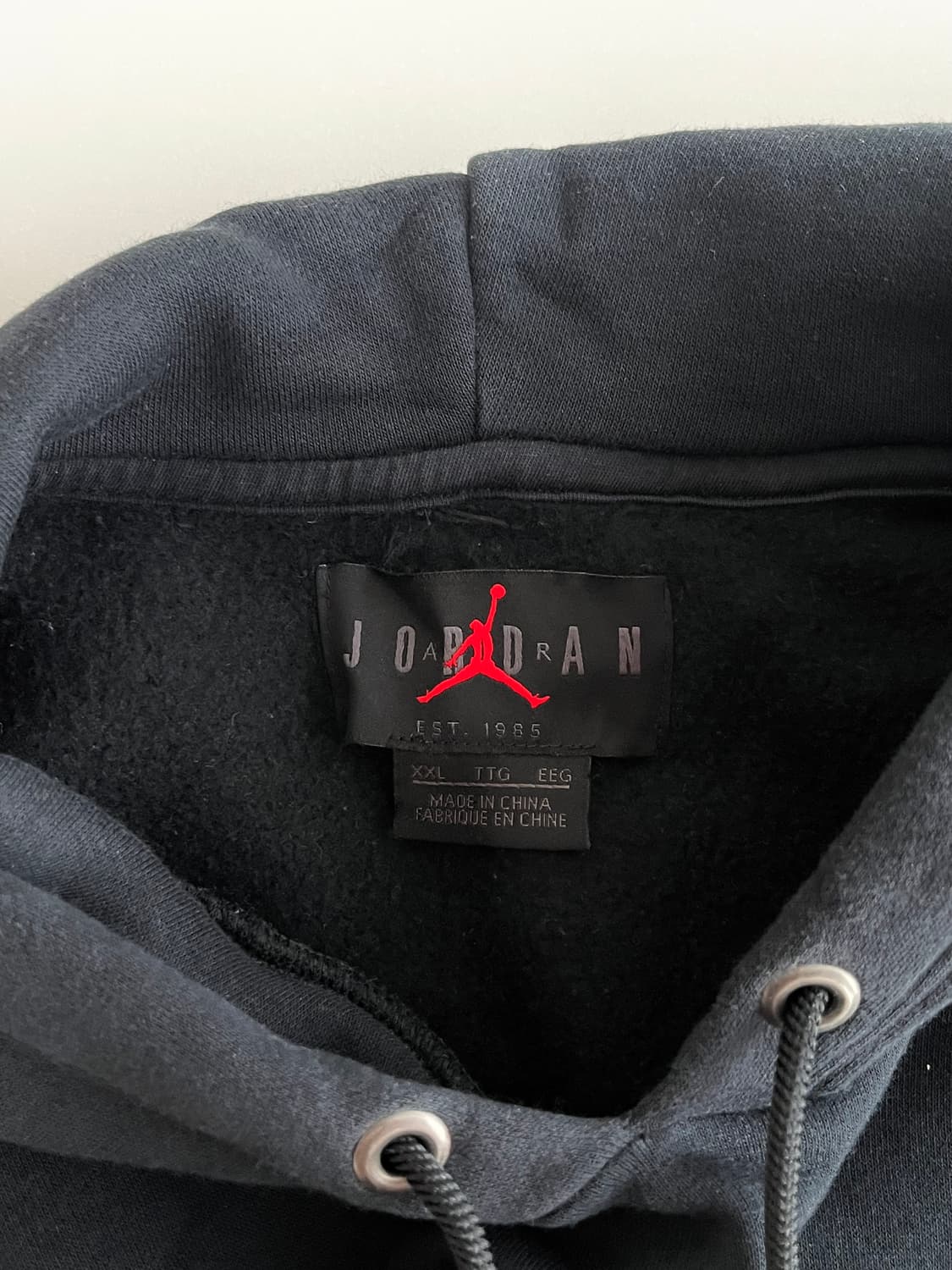 XXL) 조던 서울 기모 후드 티셔츠 블랙 상품이미지4