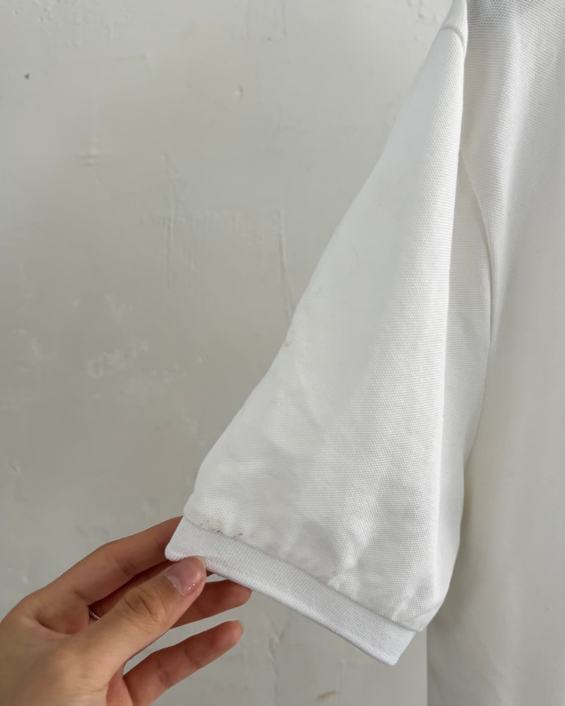 Polo 폴로 랄프로렌 화이트 스트라이프 카라 티 상품이미지7