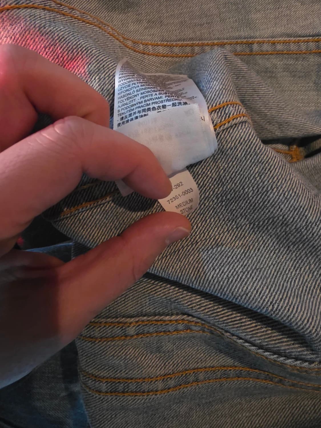 LVC 1970 아카이브 오렌지탭 타입3 트러커 M 상품이미지10