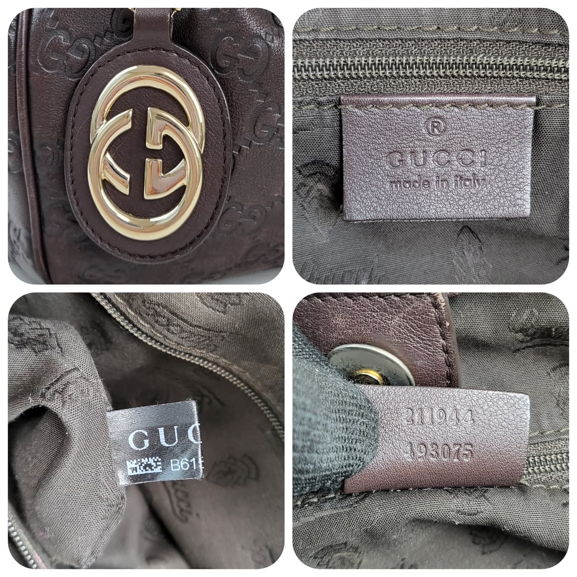 정품 구찌 시마 가죽 수키백 상품이미지8