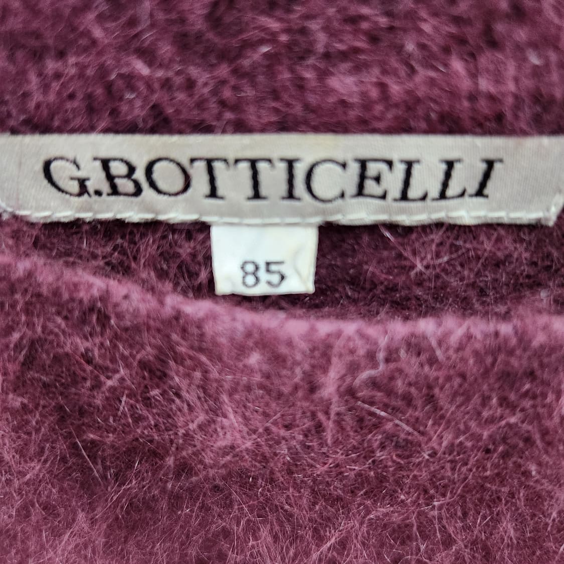 보티첼리 버건디 니트(앙고라/모)  S 상품이미지4