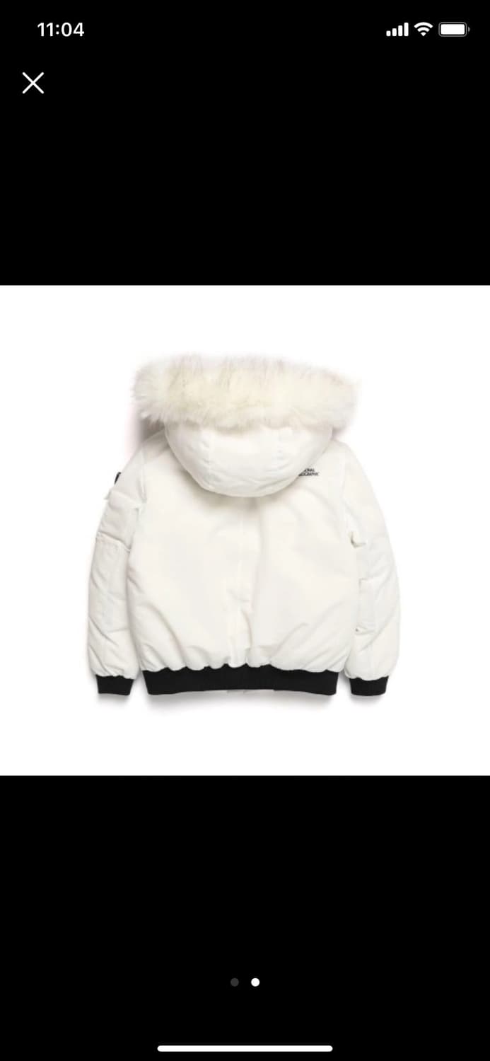 내셔널지오그래픽 타루가 화이트 퍼 패딩 상품이미지2