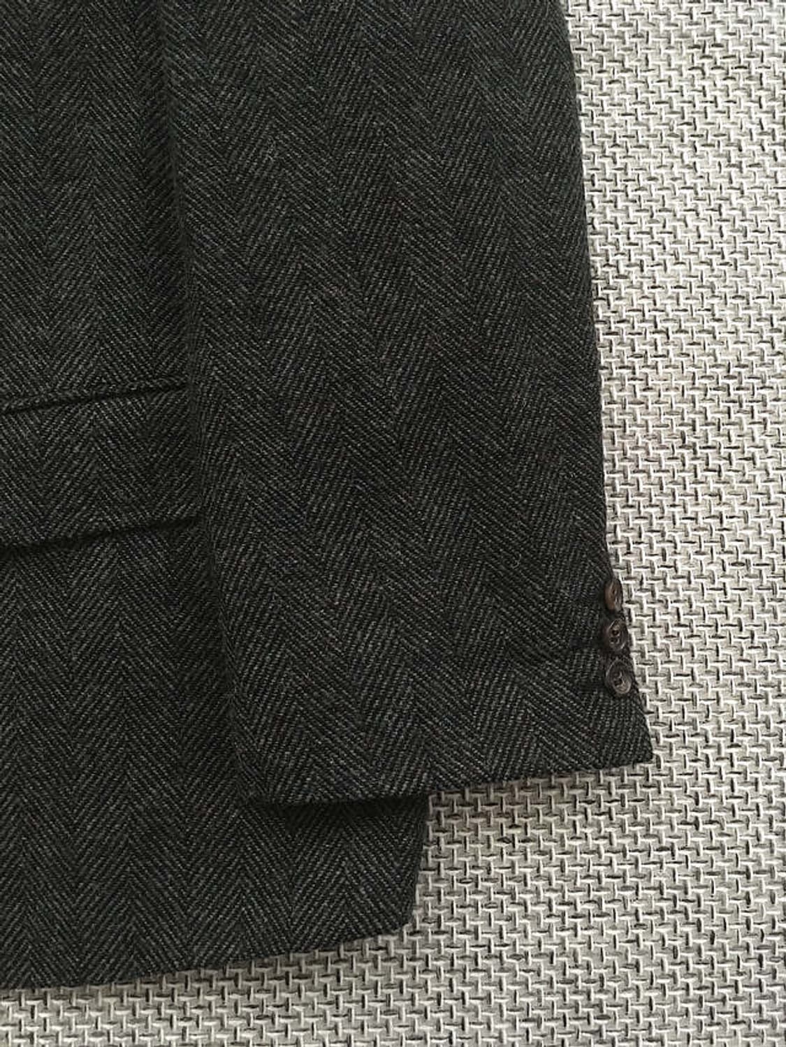 90-00s collarless herringbone boxed JK 상품이미지4