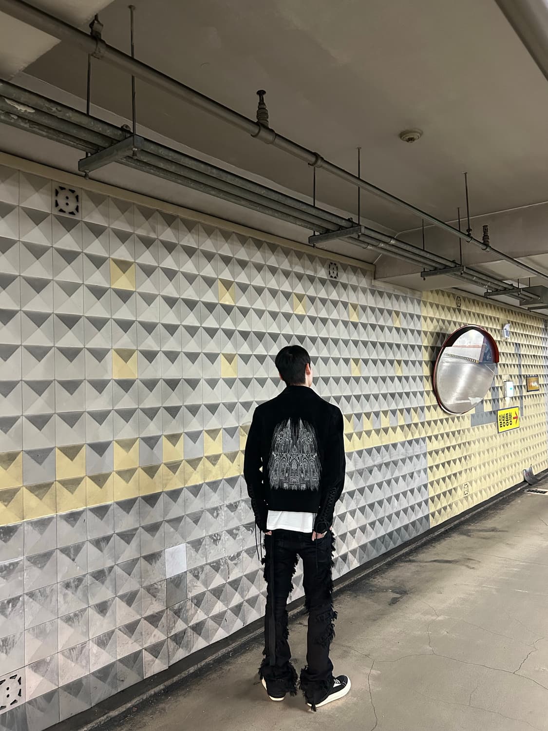 언더마이카 대성당 스웨이드 자켓 블랙 1사이즈 상품이미지1