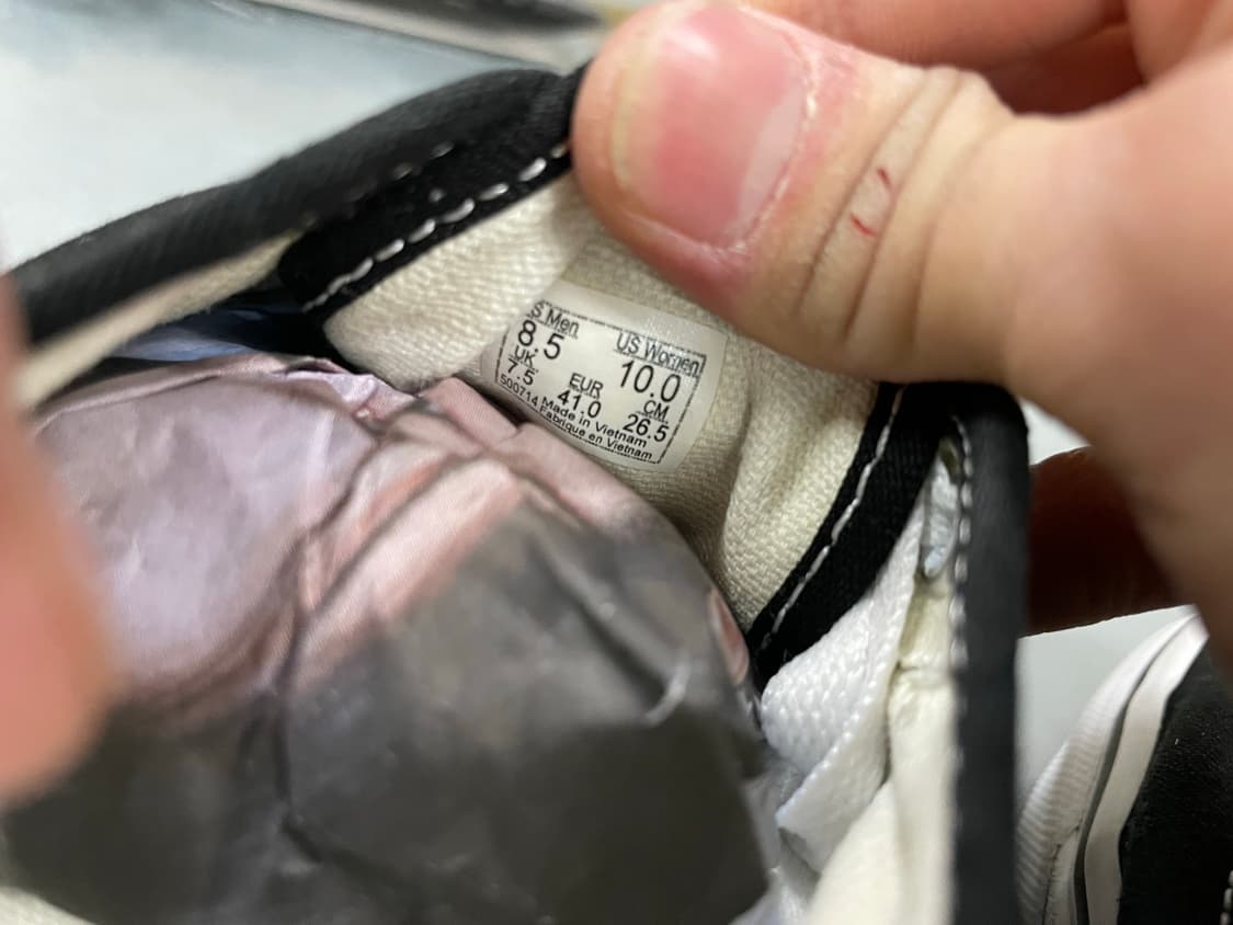 반스 어센틱 블랙 화이트 265 상품이미지10