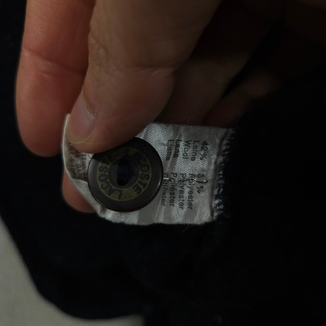 라코스테 니트 조끼 L 상품이미지5