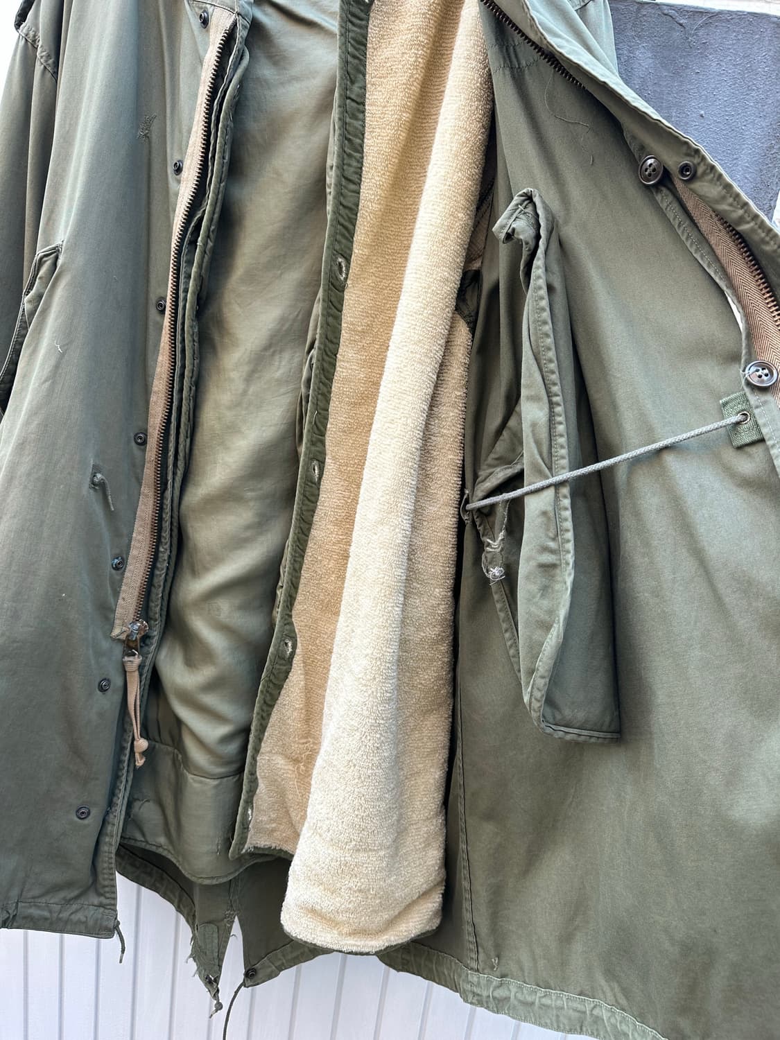 Us Army 미군 오리지널 M51 피쉬테일 쉘 파카 상품이미지9