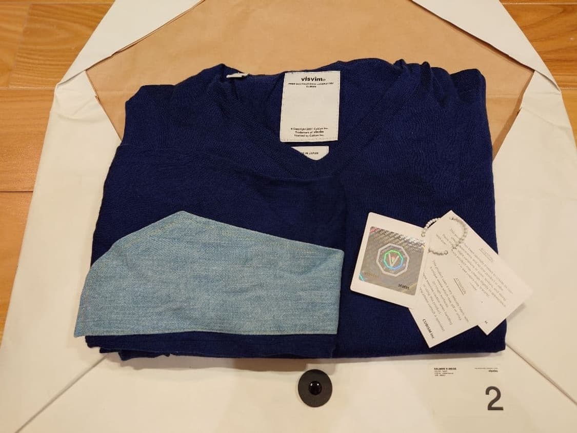 (2) 비즈빔 visvim SELMER V-NECK 브이넥 니트 상품이미지3