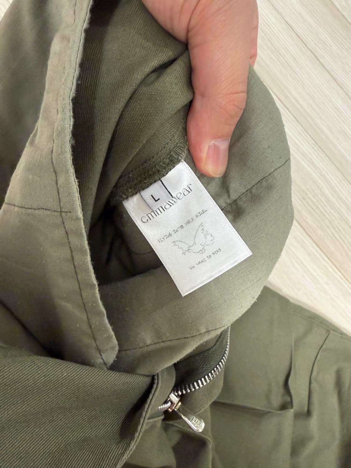 cmmawear 커마웨어 백지퍼 카고팬츠 L 상품이미지5