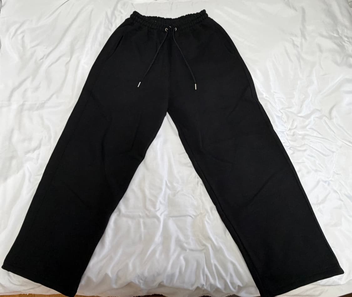 [M] 로커드 21oz 헤비 스웨트 팬츠 블랙 상품이미지1