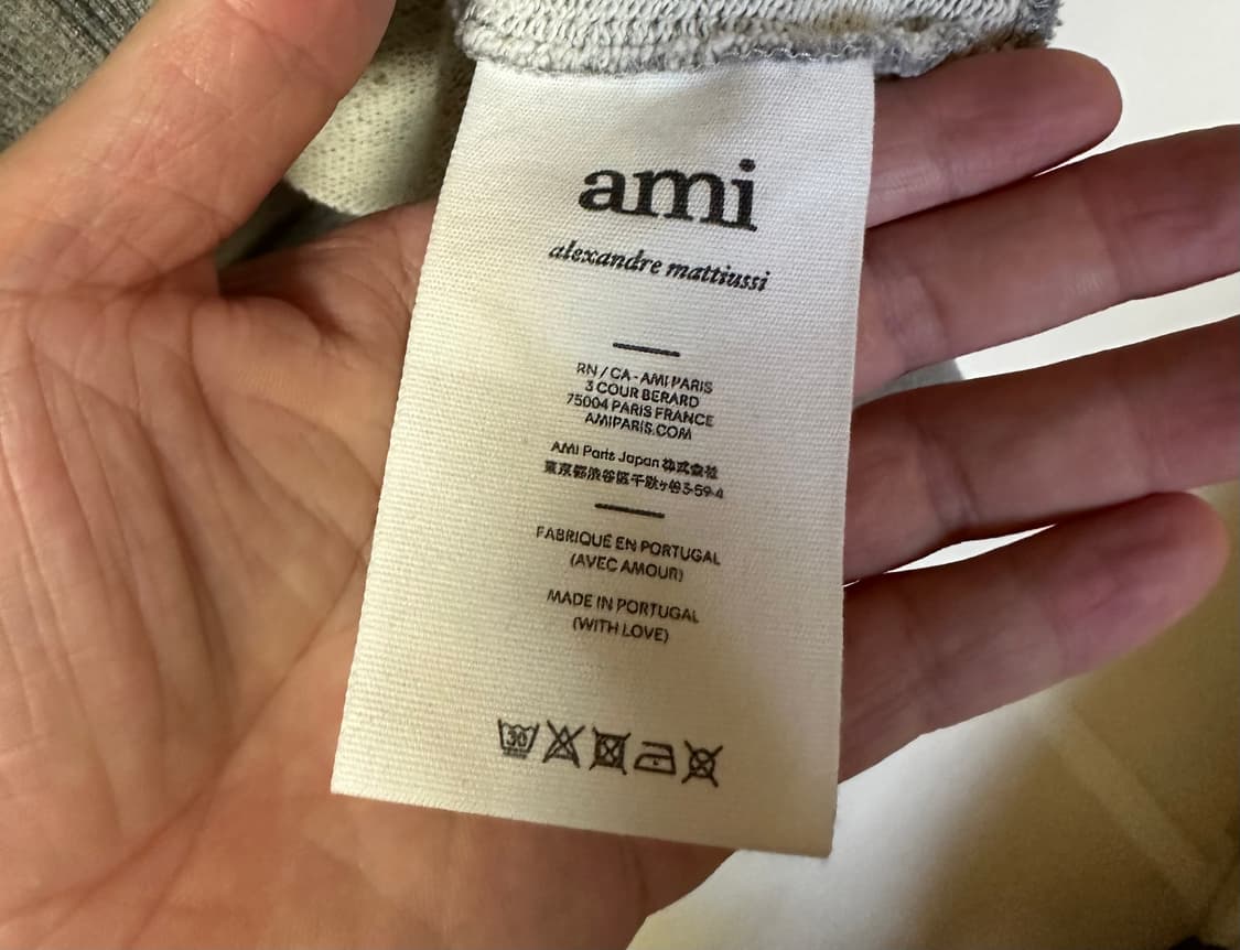 AMI 스몰로고 후드 L 상품이미지5