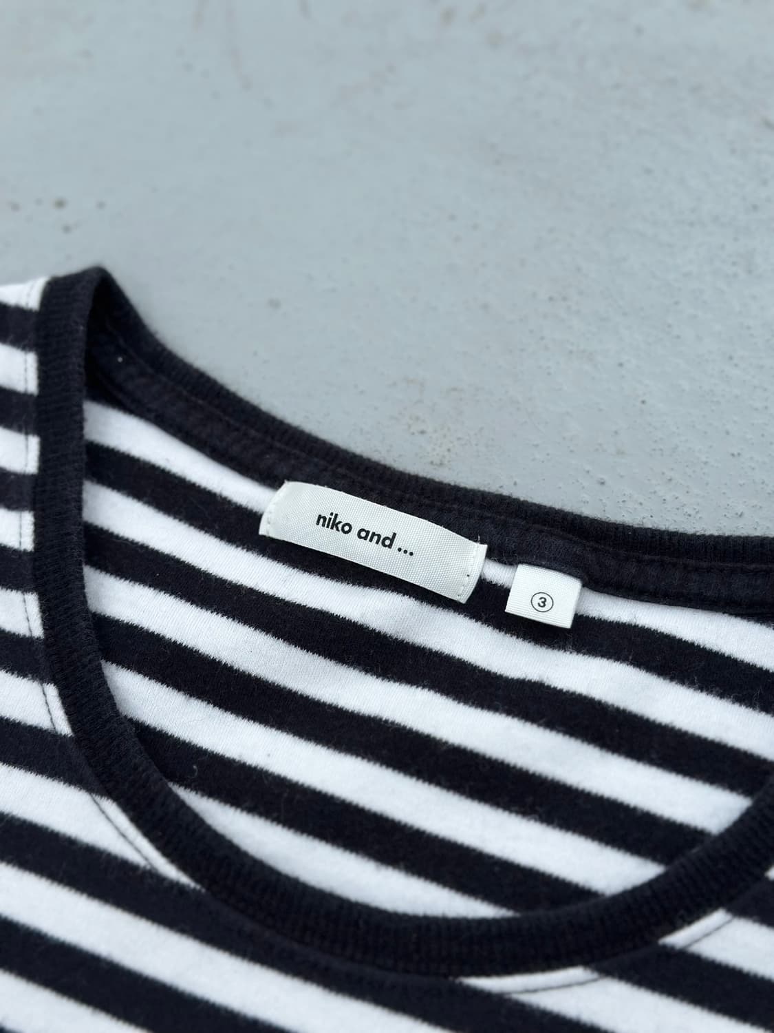 JPN 니코앤드 스트라이프 롱슬리브 상품이미지2
