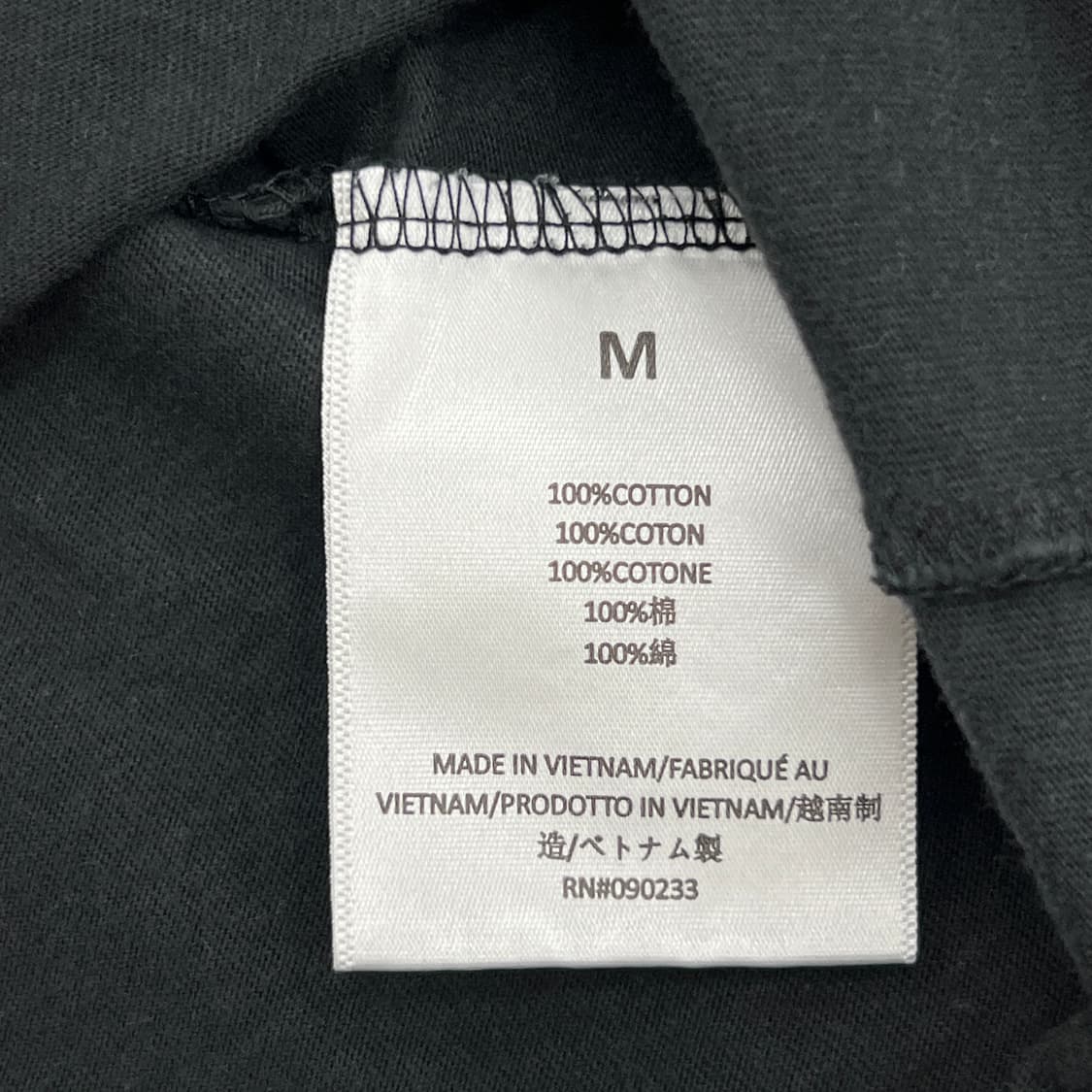 21ss 피어오브갓 에센셜 블랙 3D 백로고 반팔 티셔츠 M 상품이미지8