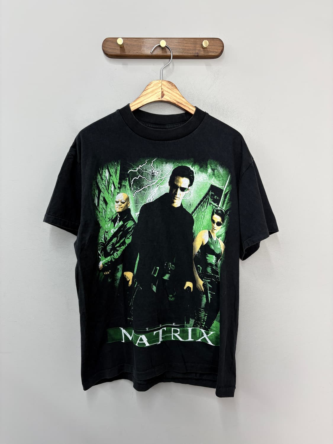 빈티지 매트릭스 블랙 반팔티 A3692 상품이미지2