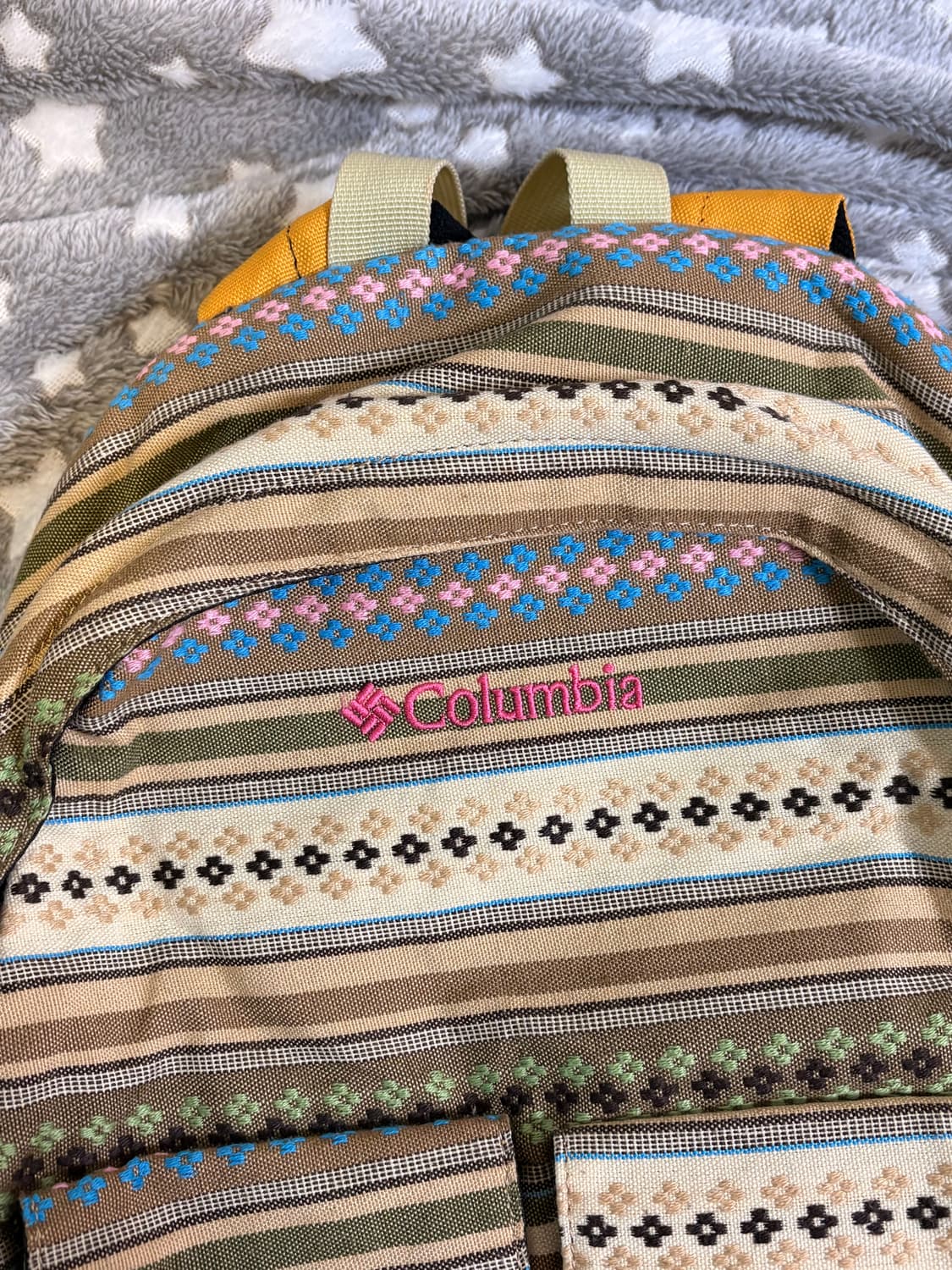 columbia 모리걸 빈티지 패턴 백팩 일본 컬럼비아 y2k 상품이미지4
