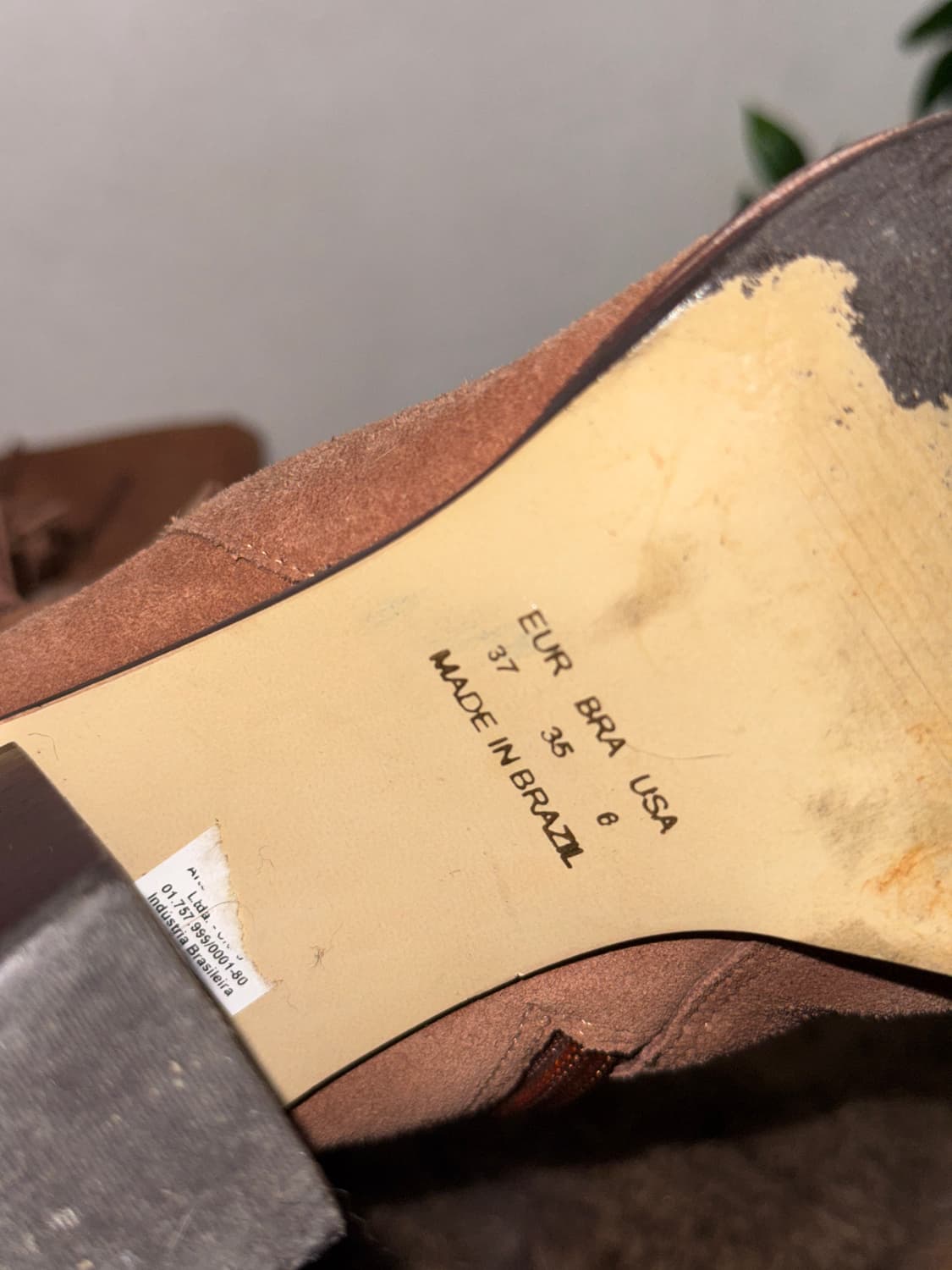 Camel western suede fringe boots 상품이미지6