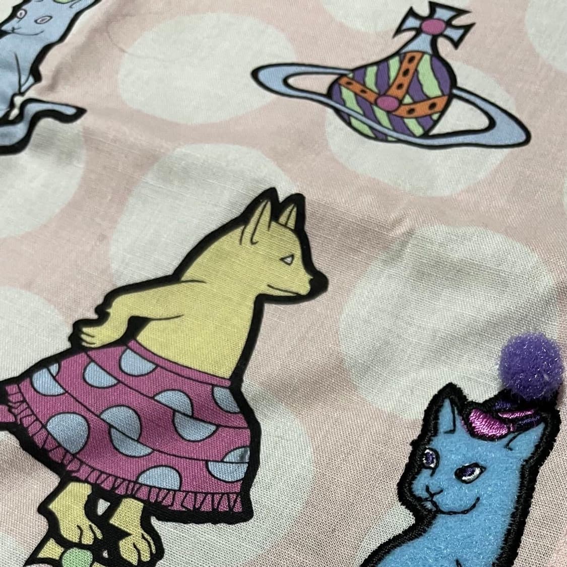 Vivienne Westwood 비비안 웨스트우드 미니스카프 손수건 핑크 상품이미지7