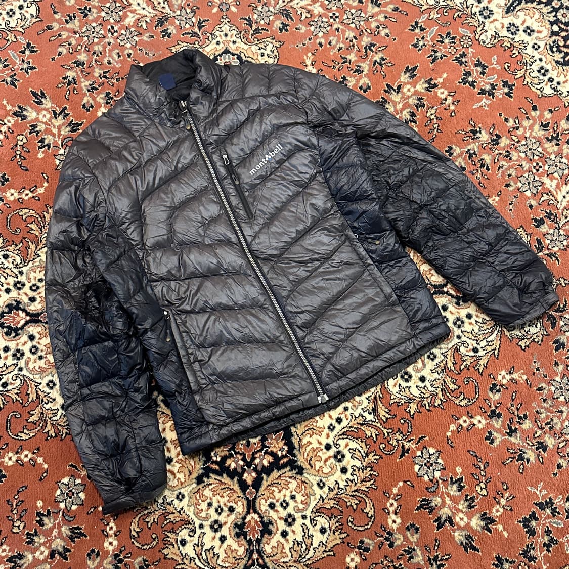 몽벨 경량패딩 실버 (L) 구스다운 상품이미지2