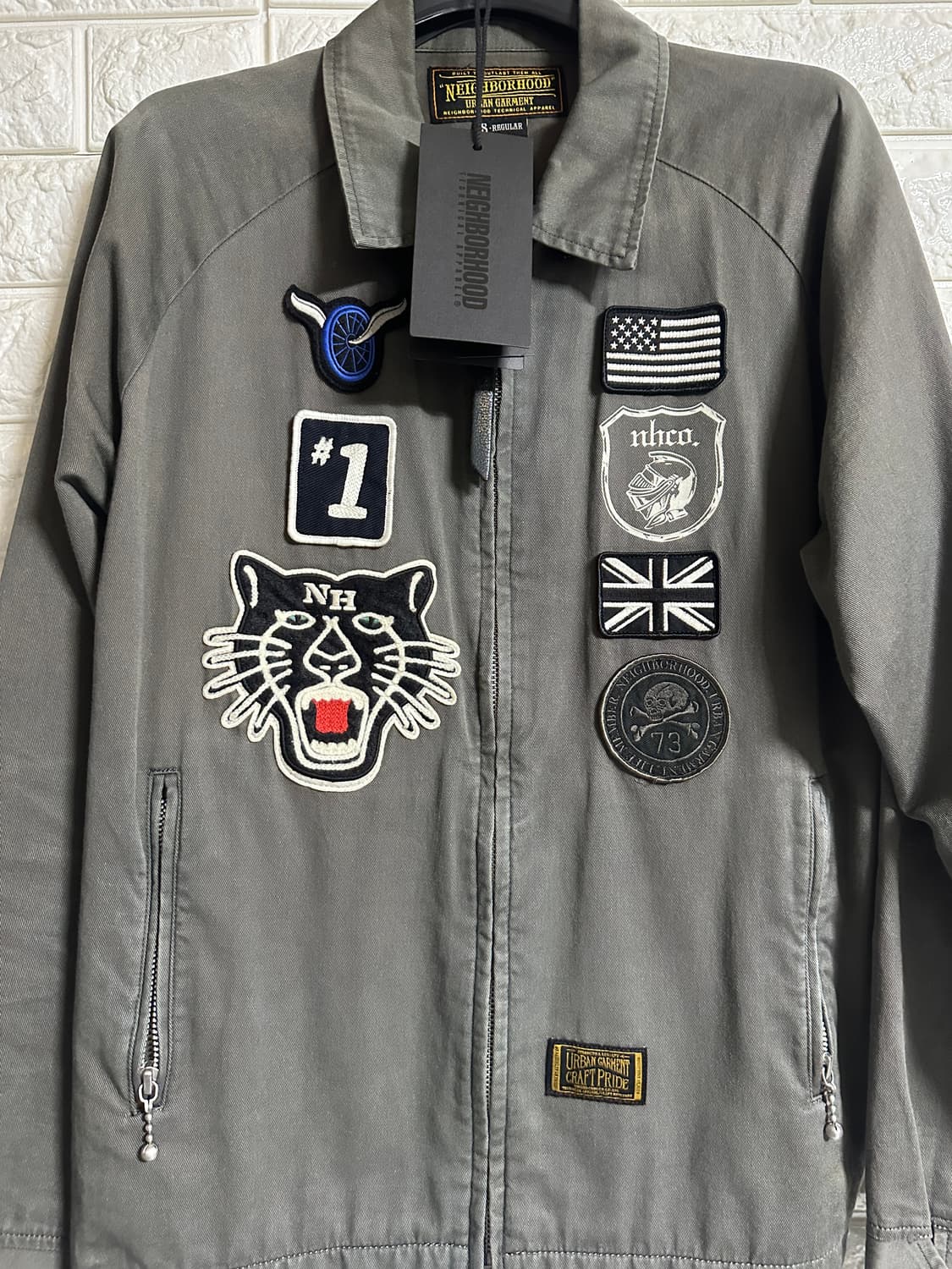 네이버후드 10AW 드리즐러 워크 자켓 그레이 S 상품이미지3