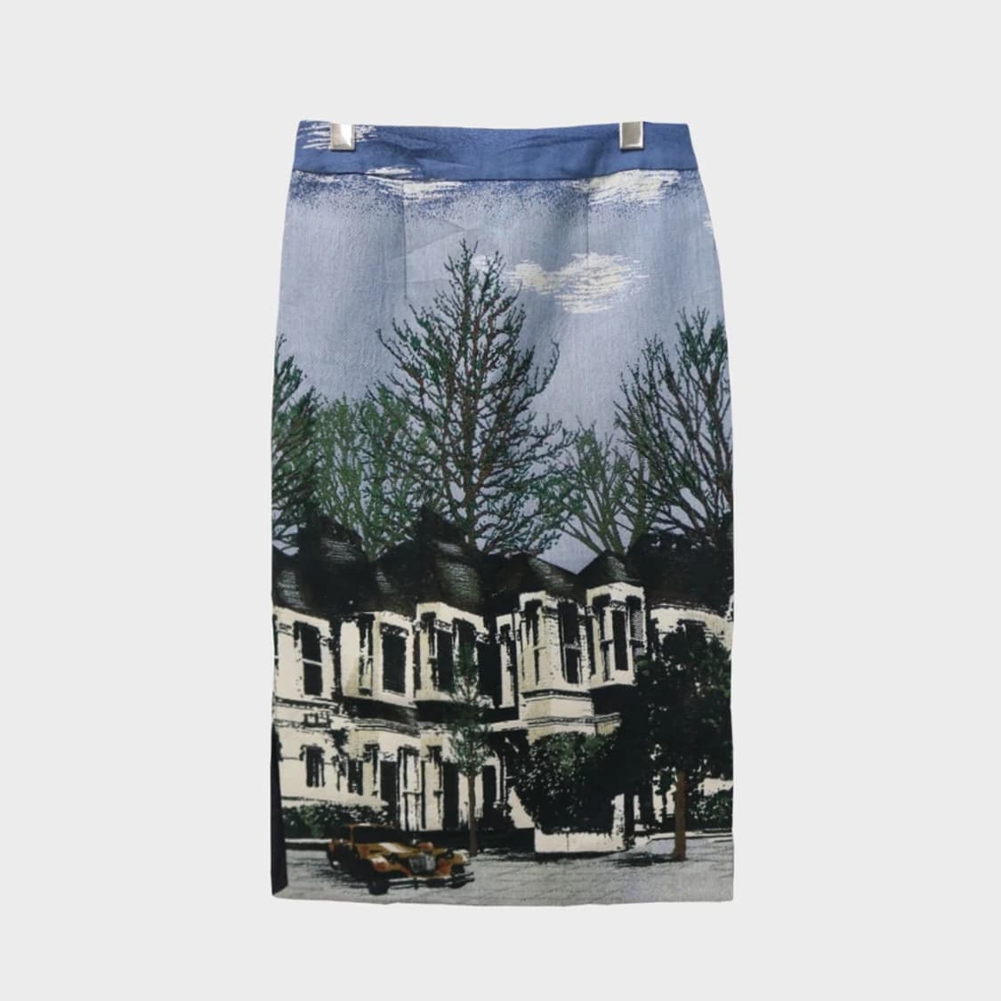 LOIS CRAYON 울 혼방 미디 스커트 64629 상품이미지2