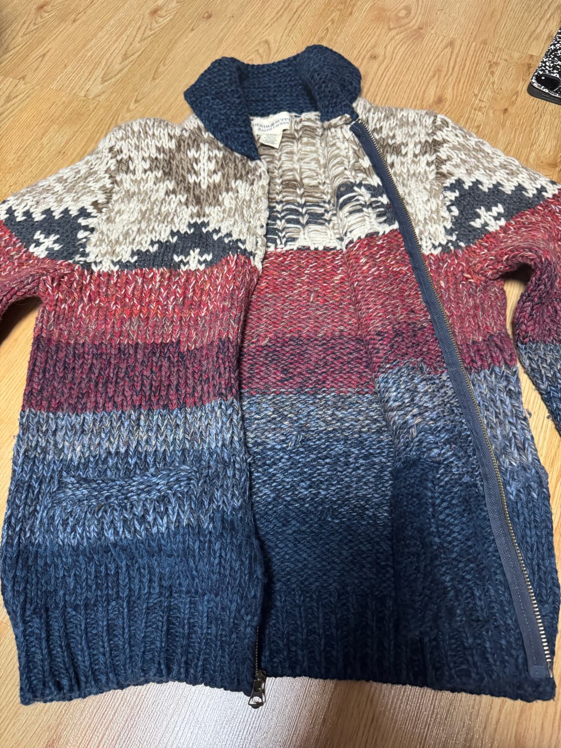 폴로 랄프로렌 코위찬 니트집업 (데님앤서플라이) 상품이미지4