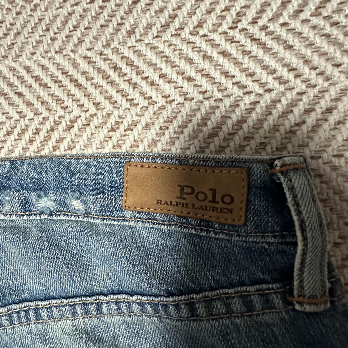 POLO RALPH LAUREN patchwork denim jeans 상품이미지4