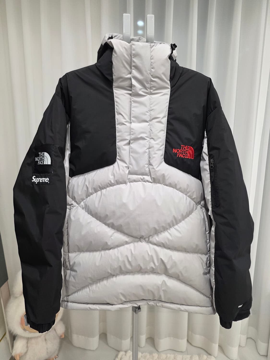 슈프림 노스페이스 콜라보 800필 하프 집 후드 XL（새상품) 상품이미지2