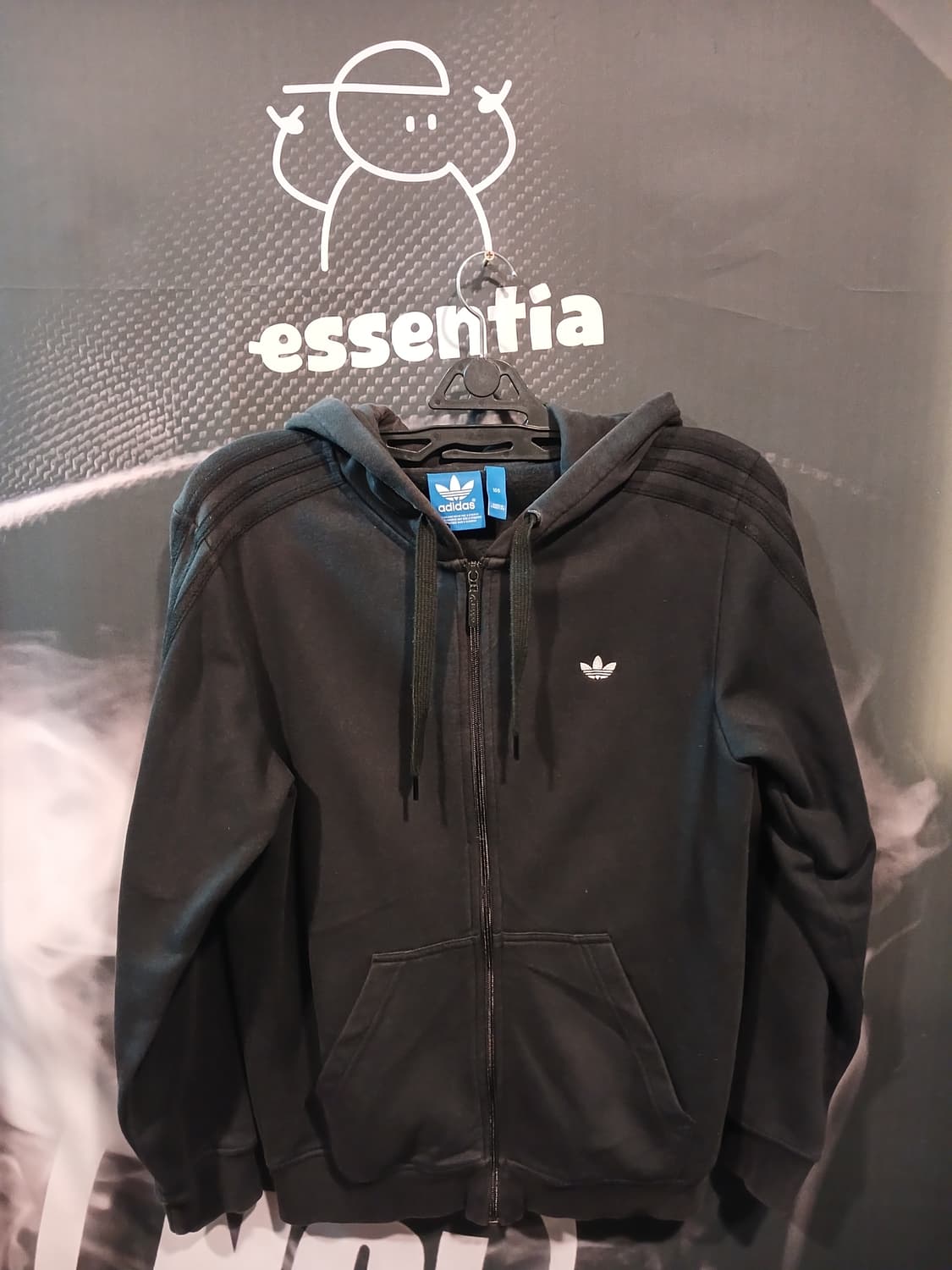 아디다스 파이어버드 후드집업 블랙 상품이미지1