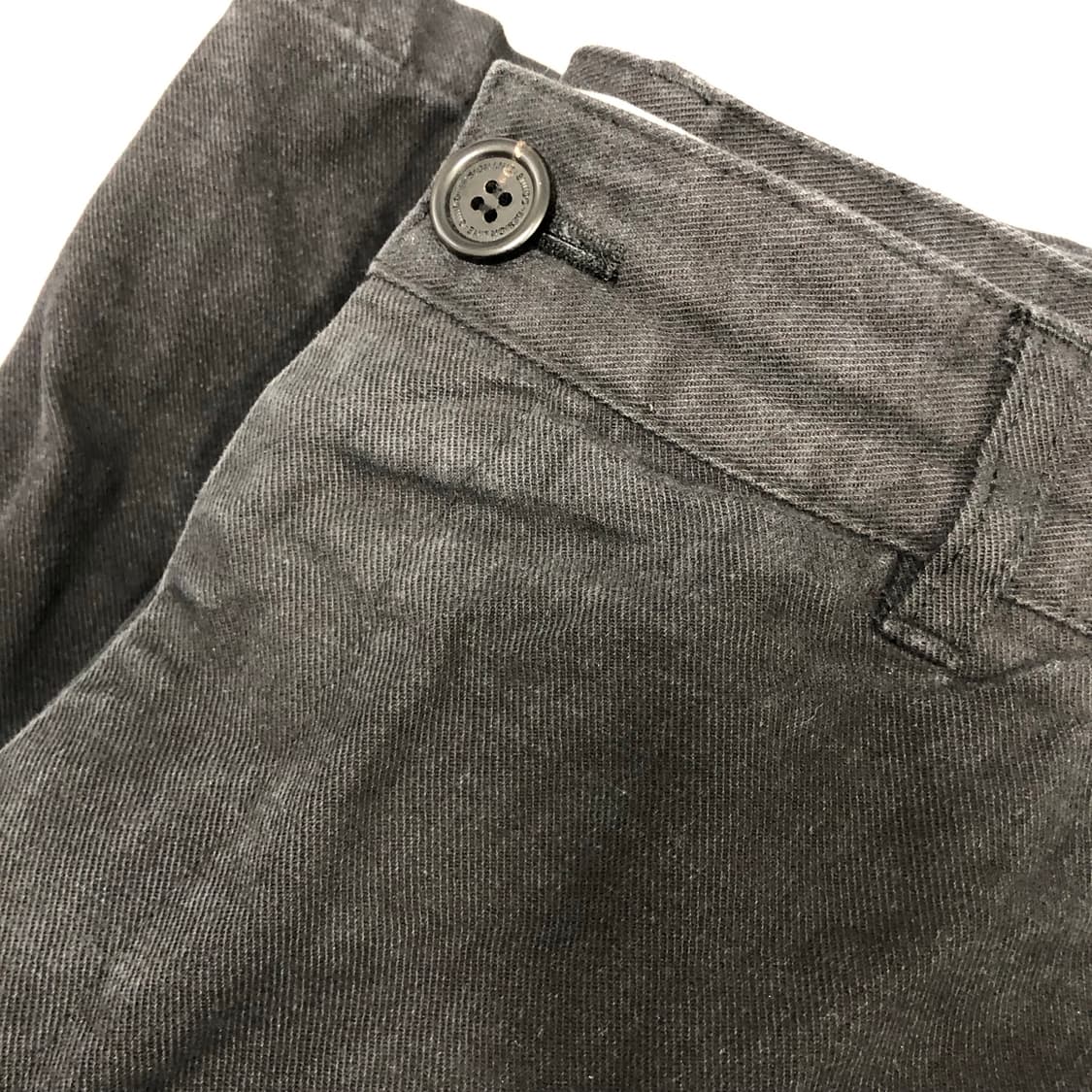 시도 코튼 워싱 빈티지 팬츠 블랙 3 사이즈 상품이미지1