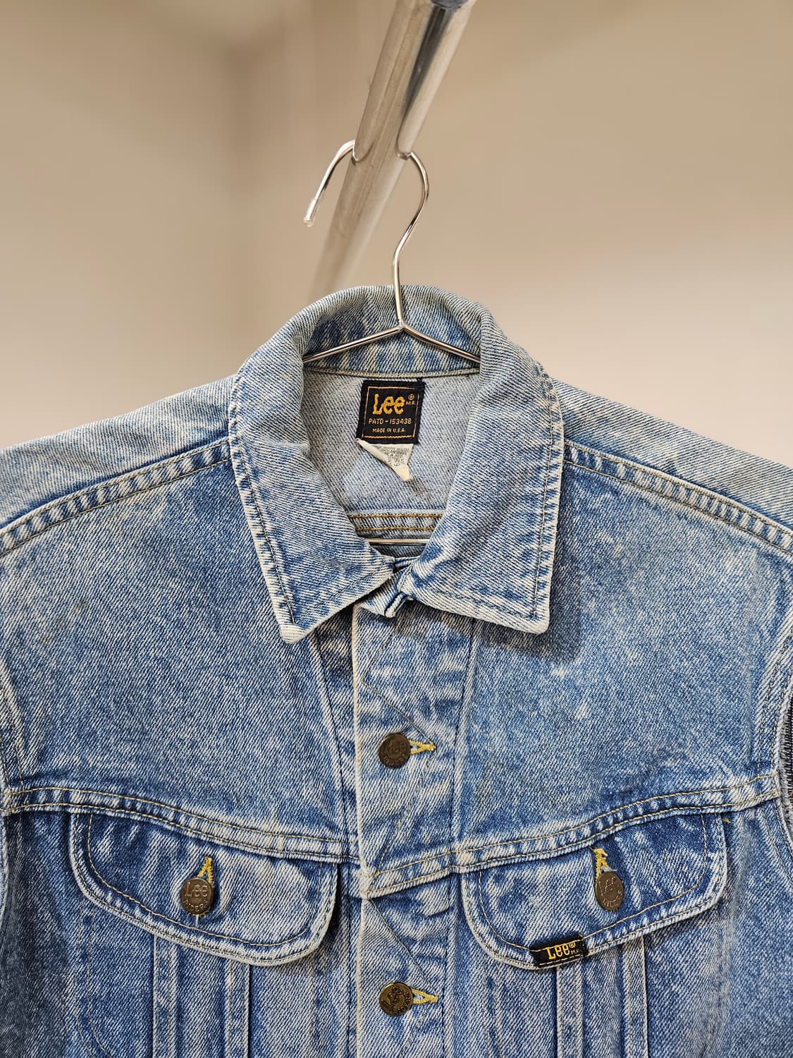 Lee 데님 청 조끼 베스트 상품이미지3