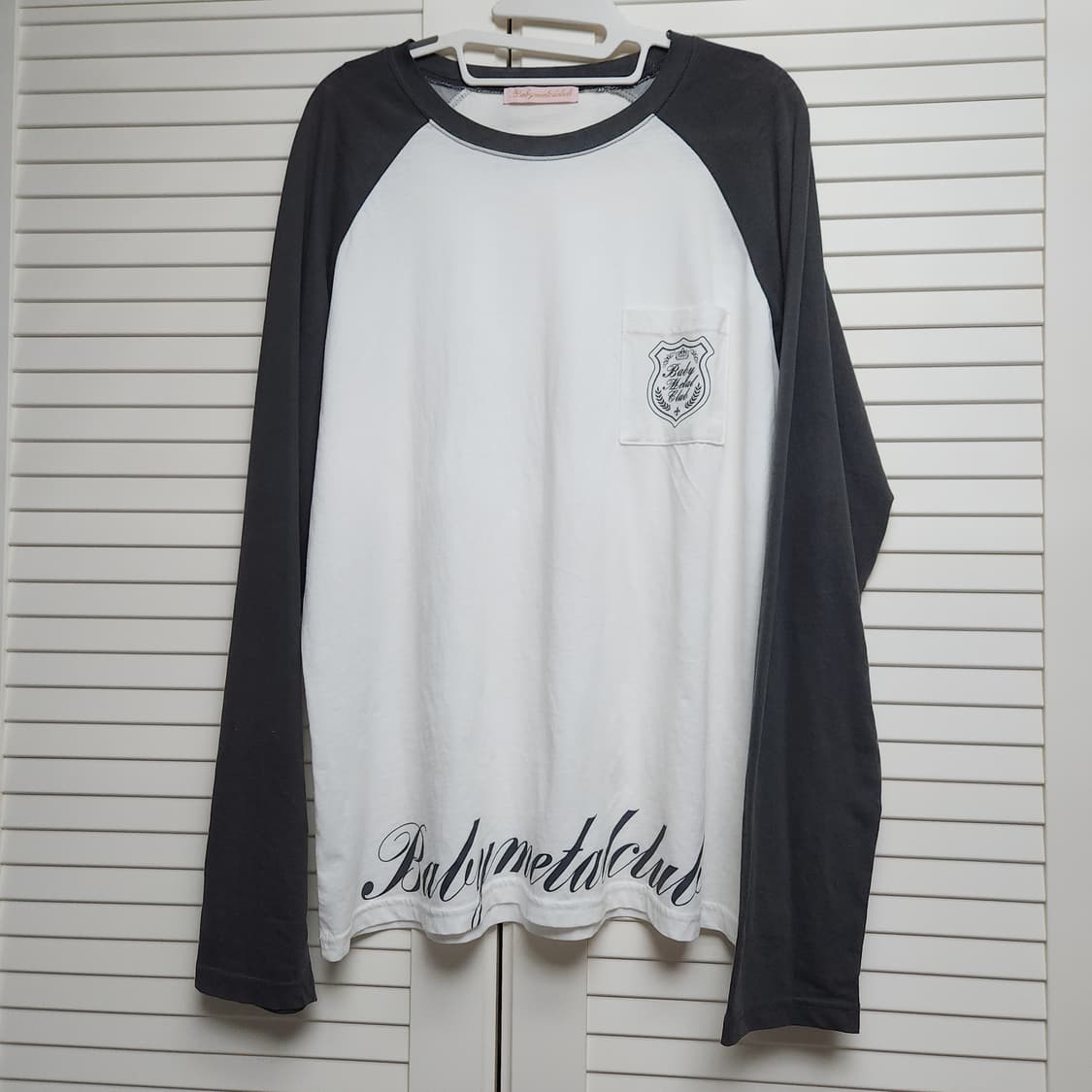 베이비메탈클럽 보이프렌드 티 차콜 상품이미지2
