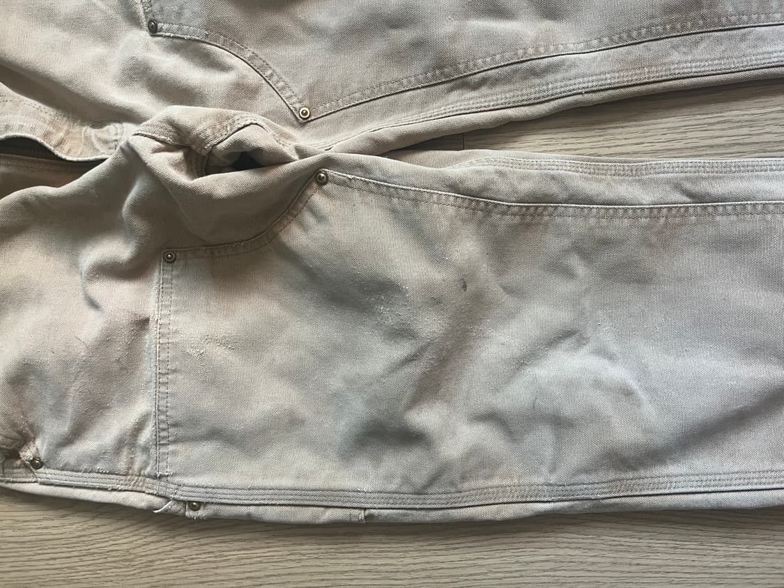 칼하트 빈티지 더블니 브라운 34x34 상품이미지9