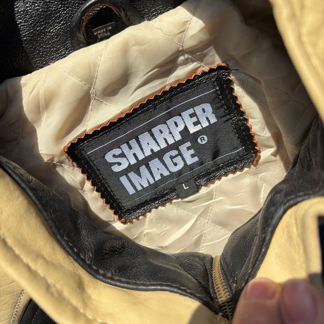 SHARPER IMAGE 레더 자켓 상품이미지3