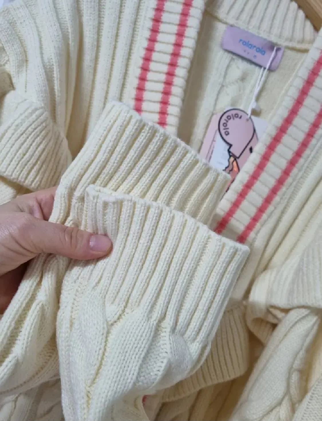 택포 (새상품) 로라로라 니트가디건 free 상품이미지5