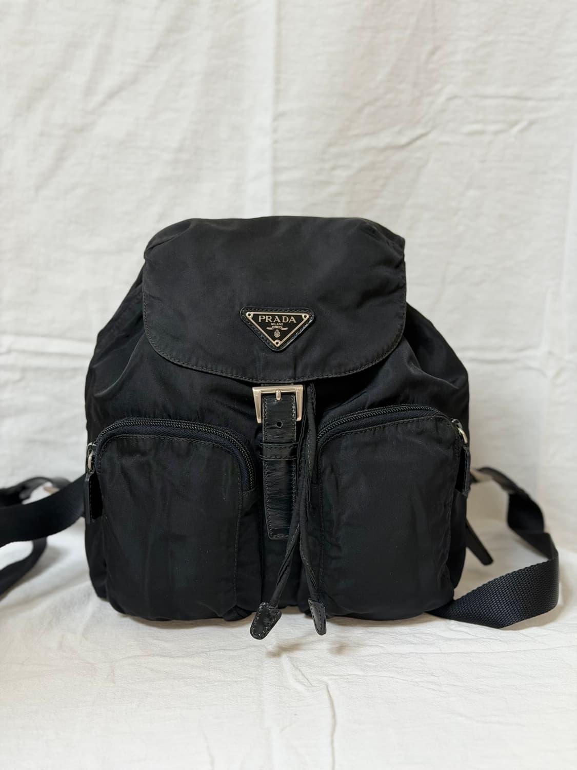 정품 프라다 포코노 나일론 투포켓 백팩 스몰 상품이미지2