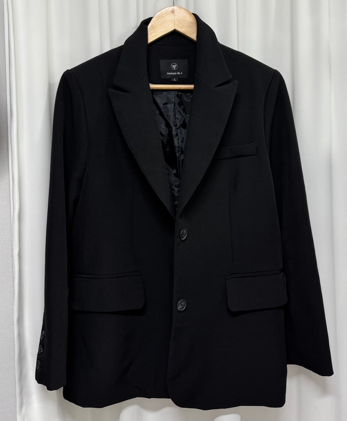 메종드제이 블랙 블레이져 자켓 L 상품이미지2