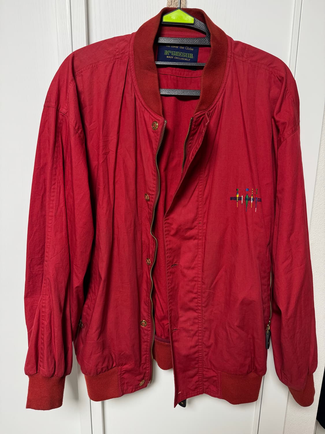 90s 빈티지 McGREGOR 맥그리거 일본판 블루종 자켓 상품이미지1