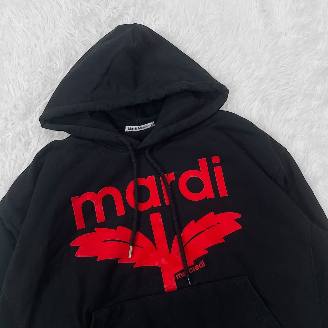 마르디메크르디 악티프 후드티 블랙 상품이미지3