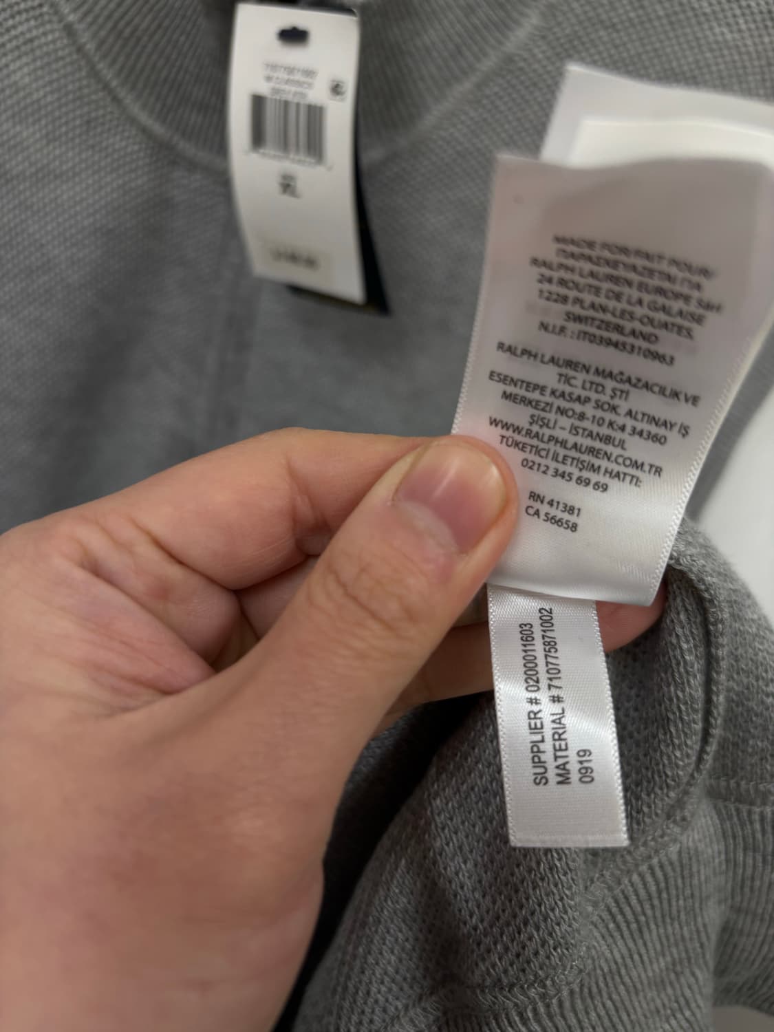 택부착) 폴로랄프로렌 울니트 집업 베스트 상품이미지8