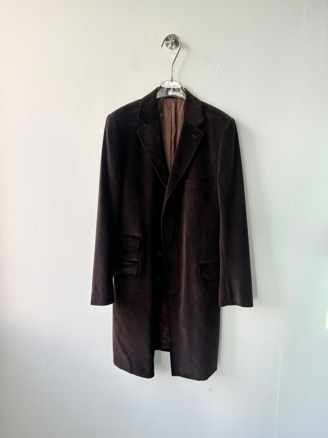 돌체앤가바나 벨벳 테일러드 코트 상품이미지8