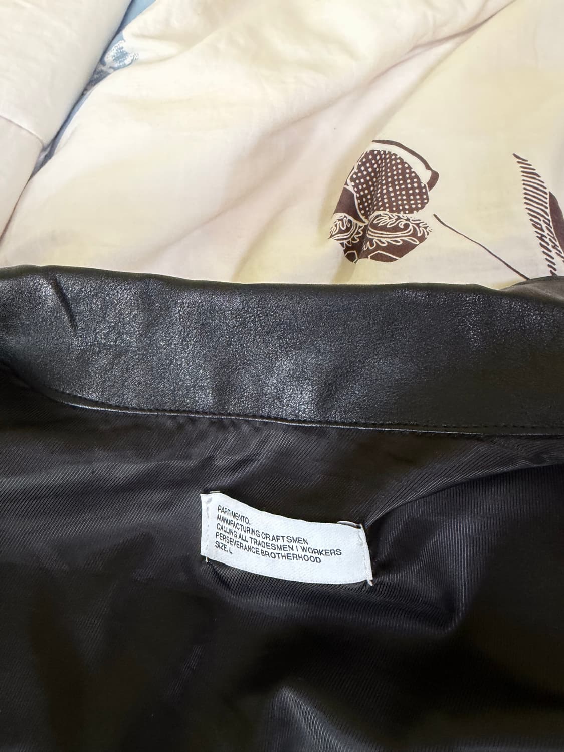 파르티멘토 비건 레더 필드 자켓 L 상품이미지5